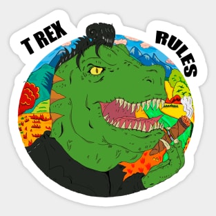 t rex Sticker